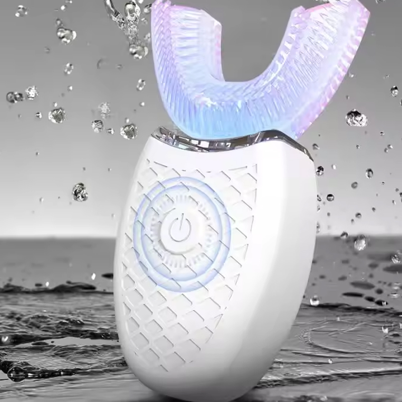 Teeth Whitening Kit - ขนนุ่มรูปตัว U สมาร์ทฟันไวท์เทนนิ่งกันน้ํา Profesional ชาร์จชุดแปรงสีฟันอัตโนมัติ