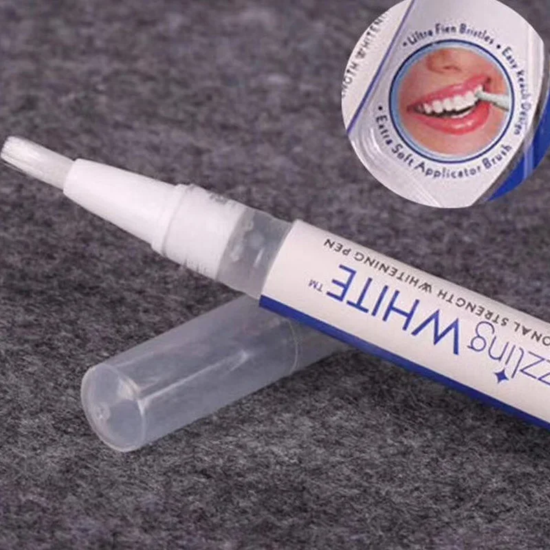 Teeth Whitening Pens - ปากกาเจลฟอกฟันขาวแบบพกพา น้ำยาทำความสะอาดคราบฟัน เซรั่มดูแลช่องปากสำหรับฟันเหลือง คราบกาแฟ ชา ใช้ได้ที่บ้านและระหว่างเดินทาง