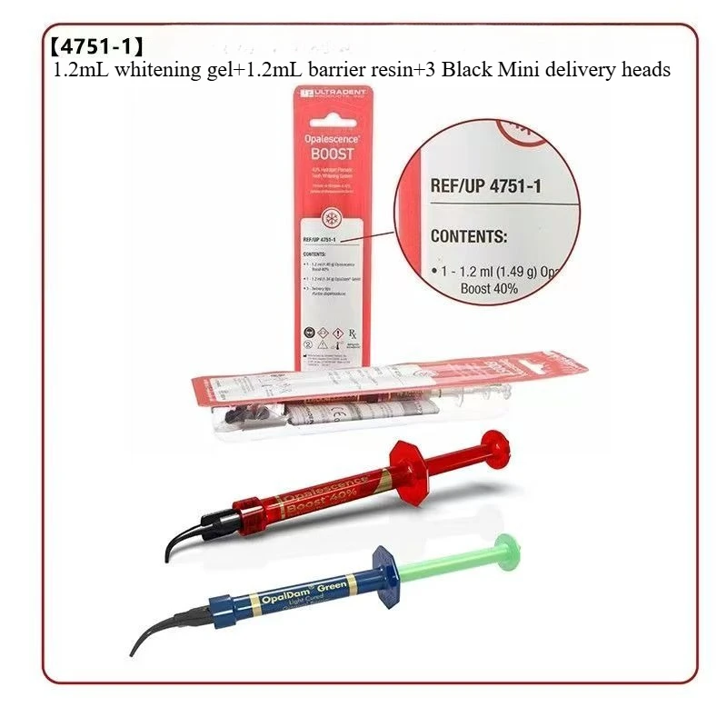 Teeth Whitening Kit - เจลฟอกสีฟันไฮโดรเจนเปอร์ออกไซด์ 40% สำหรับคลินิกทันตกรรม ชุดฟอกสีฟันเฉพาะทาง พร้อมเรซิ่นกั้นแสง