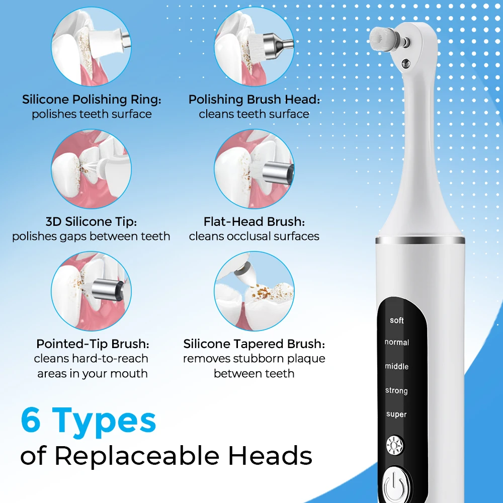 เครื่องขัดฟันไฟฟ้า ขจัดคราบหิน - Teeth Whitening Kit บทวิจารณ์และราคา