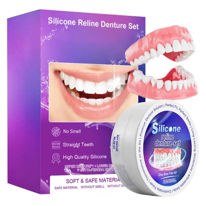 ซิลิโคนชุดฟันปลอม Fit ชั่วคราว - Teeth Whitening Kit บทวิจารณ์และราคา