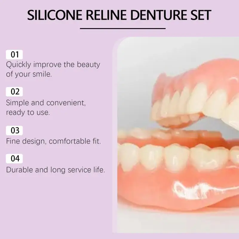 ซิลิโคนชุดฟันปลอม Fit ชั่วคราว - Teeth Whitening Kit บทวิจารณ์และราคา