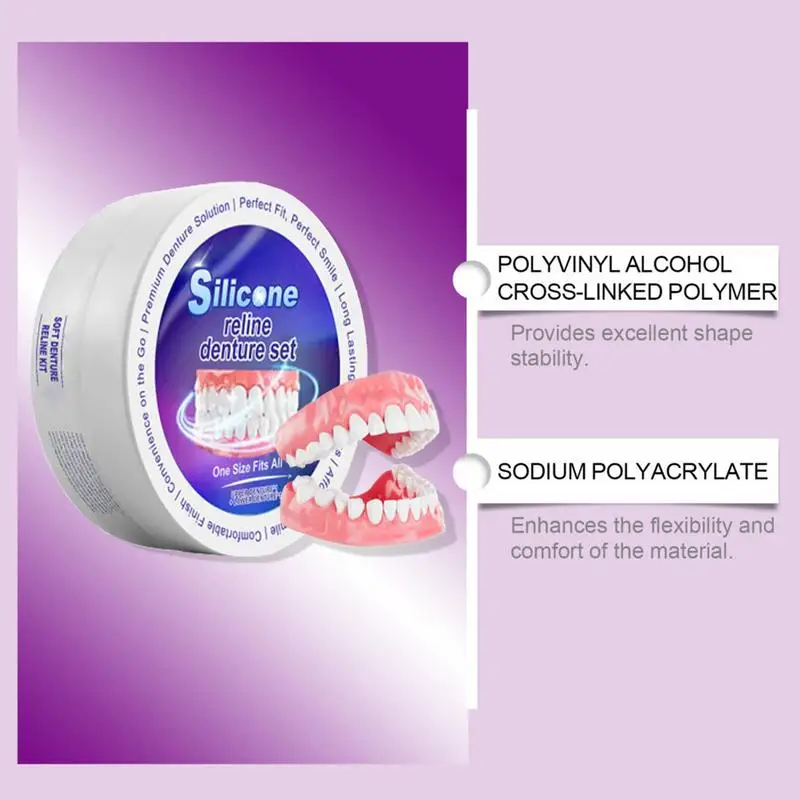 ซิลิโคนชุดฟันปลอม Fit ชั่วคราว - Teeth Whitening Kit บทวิจารณ์และราคา
