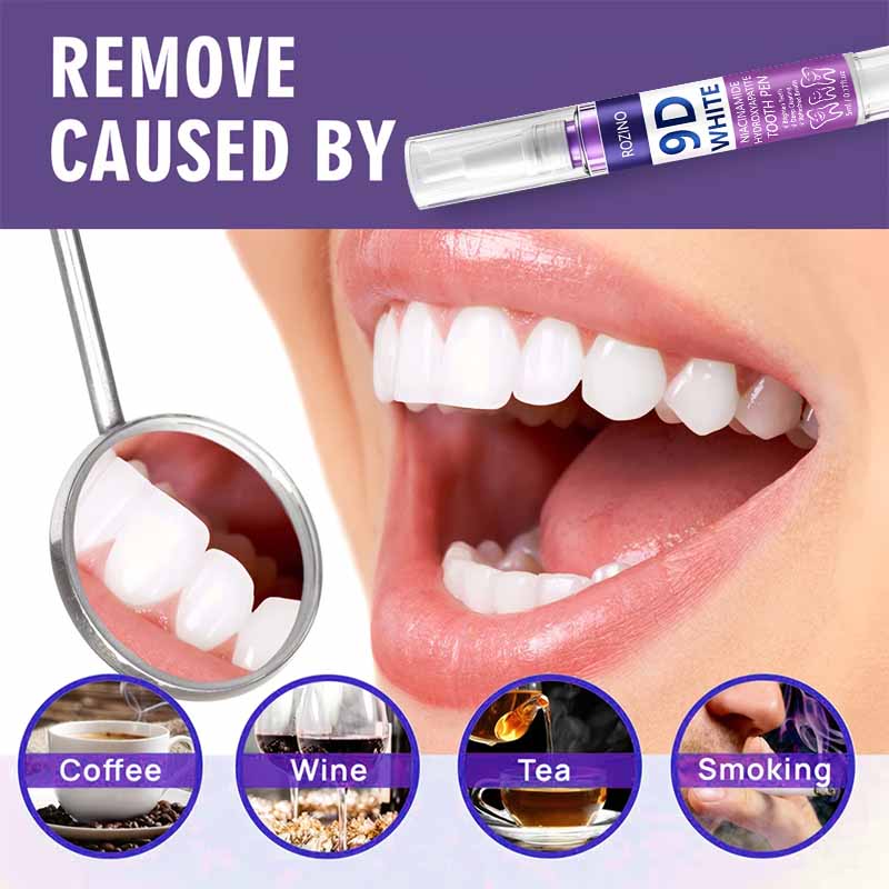 ROZINO 9D ปากกาฟอกฟันขาว ไนอะซ - Teeth Whitening Pens บทวิจารณ์และราคา