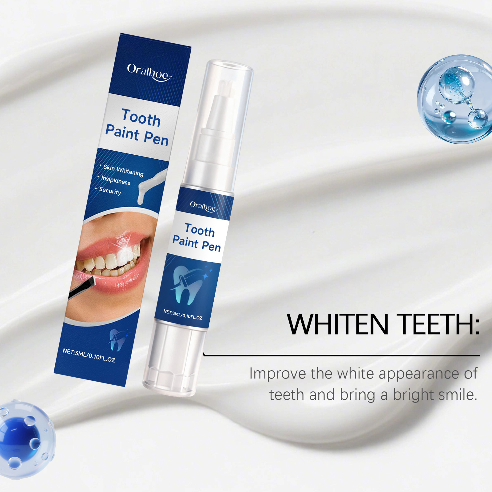 ปากกาฟอกสีฟัน ORALHOE ลมหายใจส - Teeth Whitening Pens บทวิจารณ์และราคา