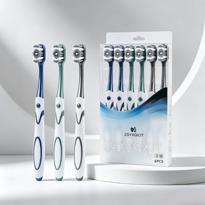 ชุดแปรงสีฟัน 6 ชิ้น/เซ็ต ขนแปร - Teeth Whitening Kit บทวิจารณ์และราคา